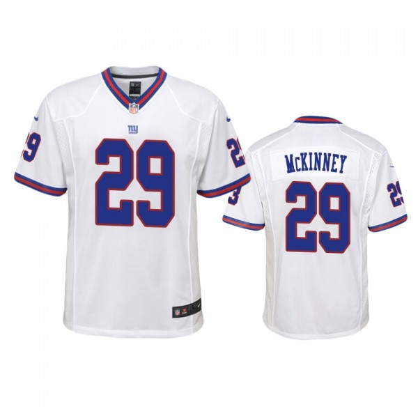 New York Giants Xavier McKinney White Color Rush G...