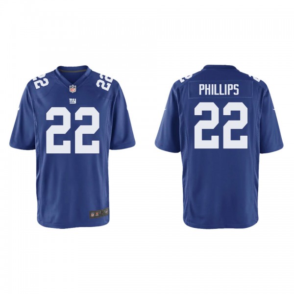 Youth Andru Phillips New York Giants Royal Game Je...