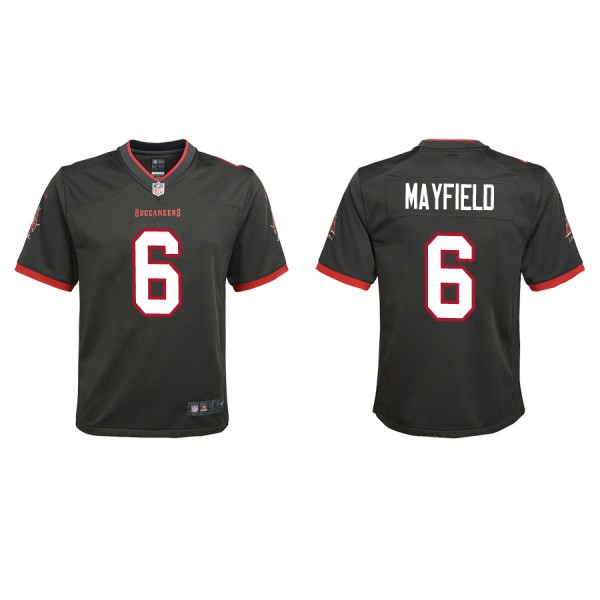 Youth Tampa Bay Buccaneers Baker Mayfield Pewter A...