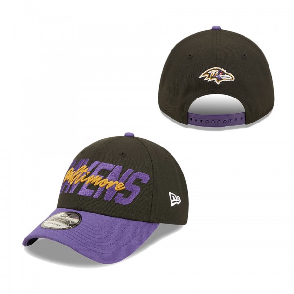 Youth Baltimore Ravens New Era Black Purple 2022 N...