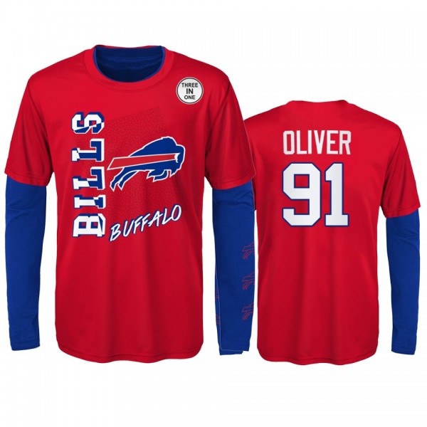 Buffalo Bills Ed Oliver Red Royal For the Love of ...