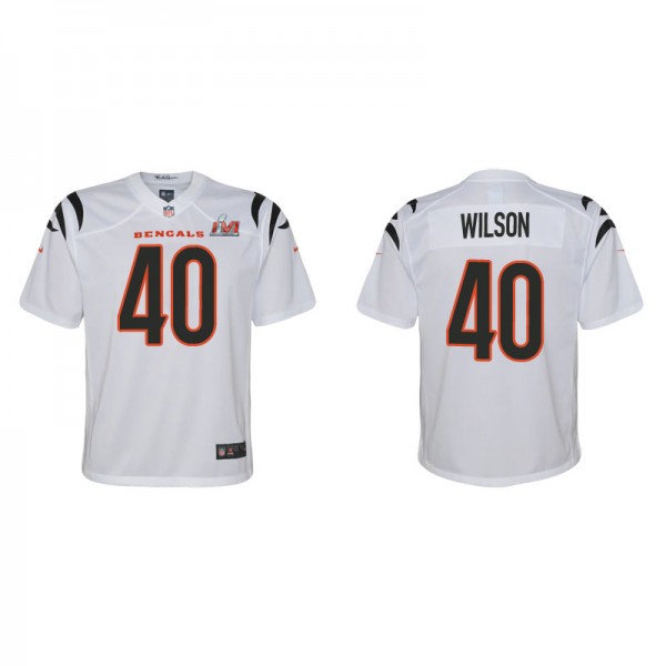 Youth Cincinnati Bengals Brandon Wilson White Supe...