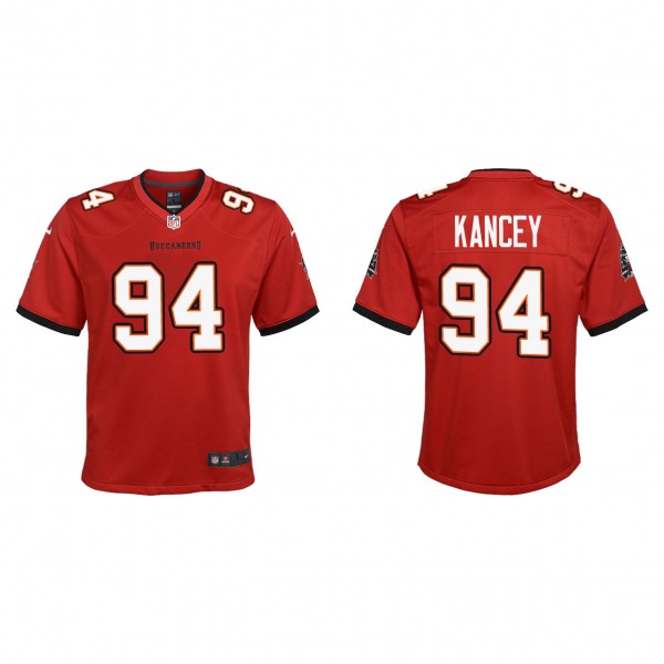 Youth Tampa Bay Buccaneers Calijah Kancey Red 2023...