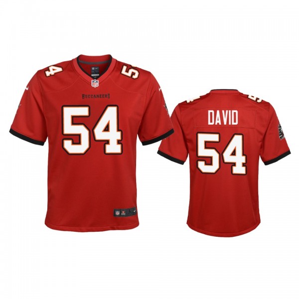 Youth Tampa Bay Buccaneers Lavonte David Red 2020 ...