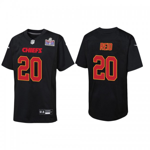 Youth Justin Reid Kansas City Chiefs Black Super B...