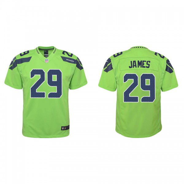 Youth D.J. James Seattle Seahawks Green Alternate ...
