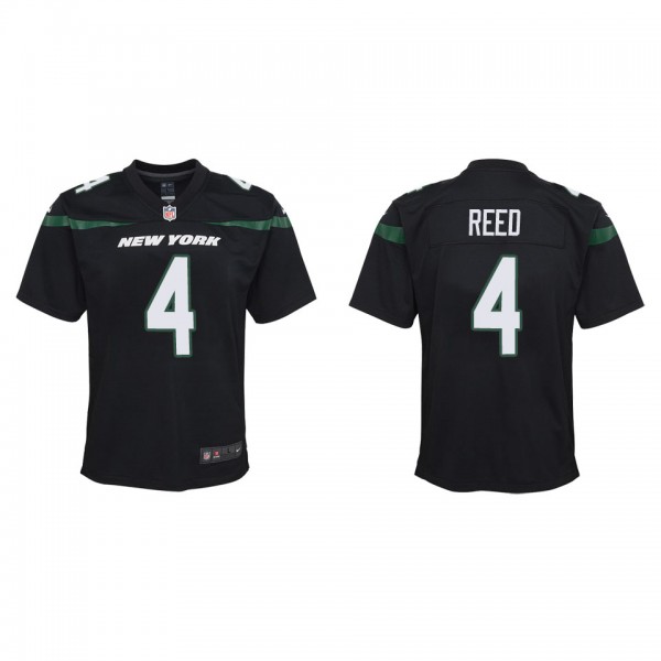 Youth New York Jets D.J. Reed Black Game Jersey