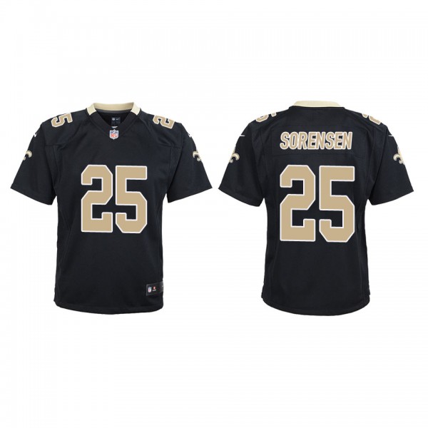 Youth New Orleans Saints Daniel Sorensen Black Gam...