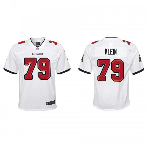 Youth Elijah Klein Tampa Bay Buccaneers White Game...