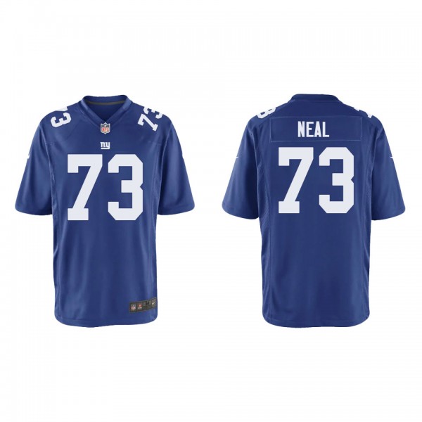 Youth Evan Neal New York Giants Royal Game Jersey