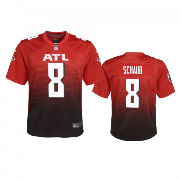 Youth Atlanta Falcons Matt Schaub Red 2020 2nd Alt...