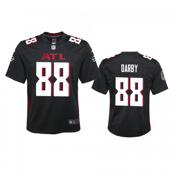 Youth Falcons Frank Darby Black Game Jersey