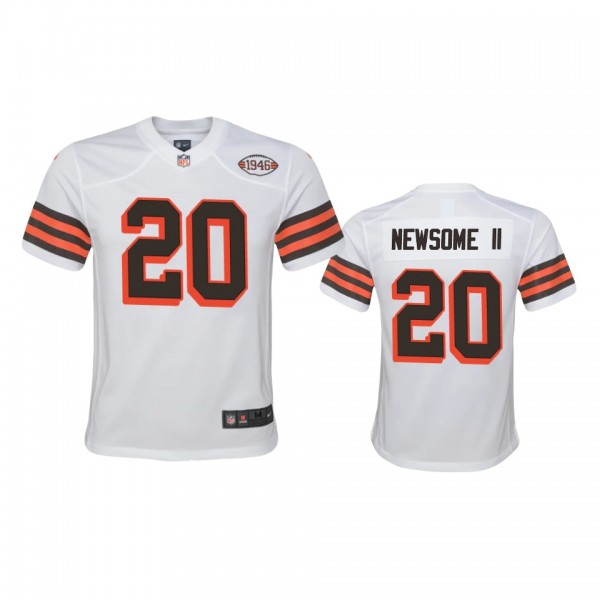 Youth Cleveland Browns Greg Newsome II White 1946 ...