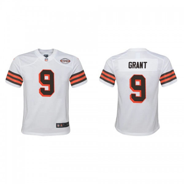 Youth Cleveland Browns Jakeem Grant White 1946 Col...