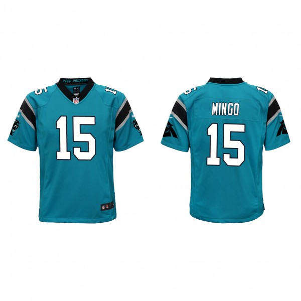 Youth Carolina Panthers Jonathan Mingo Blue 2023 N...