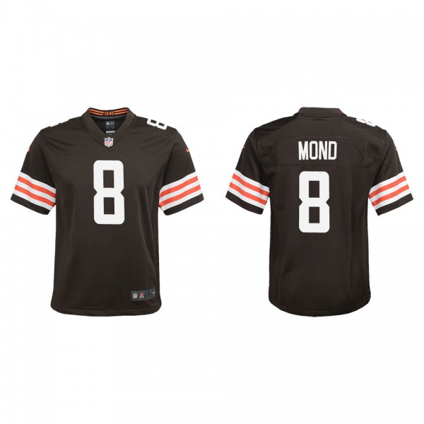 Youth Cleveland Browns Kellen Mond Brown Game Jers...
