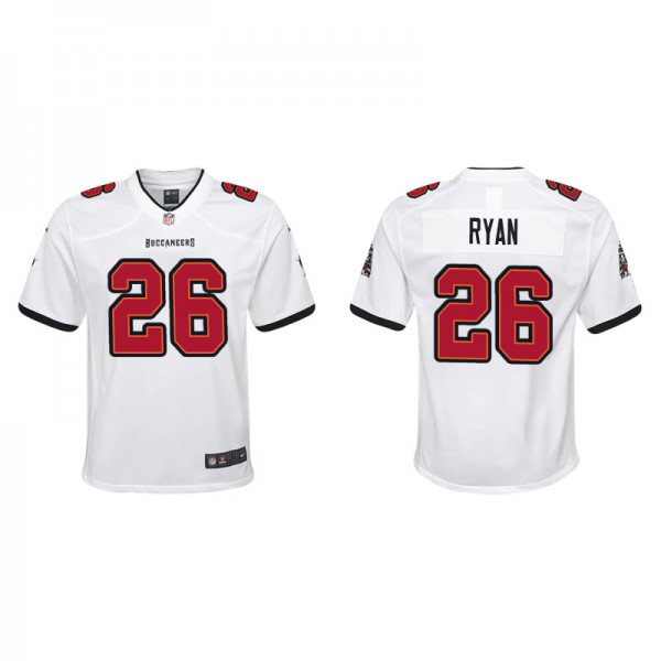 Youth Tampa Bay Buccaneers Logan Ryan White Game J...