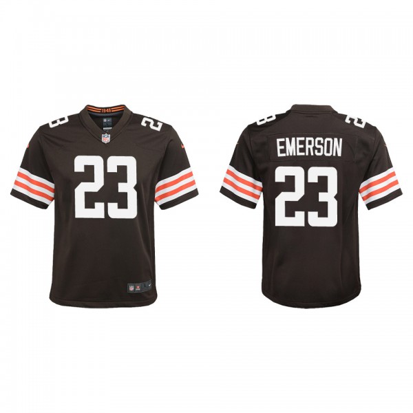 Youth Cleveland Browns Martin Emerson Brown Game J...
