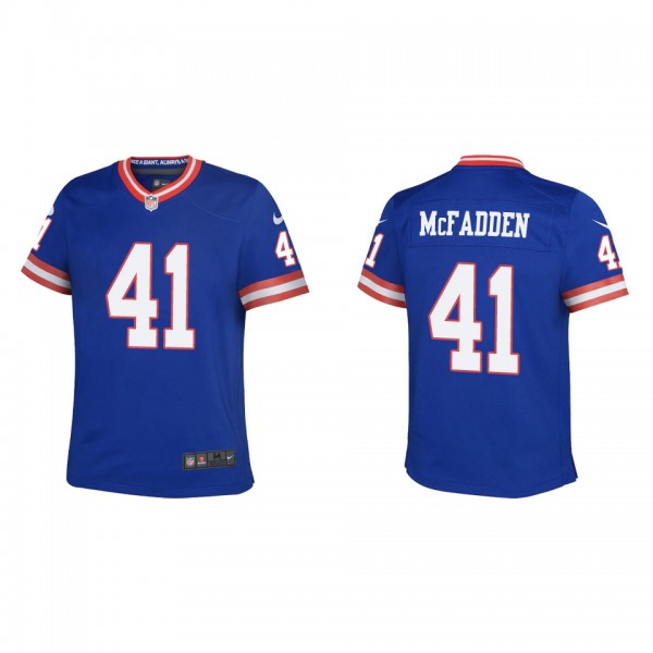 Youth New York Giants Micah McFadden Royal Classic...