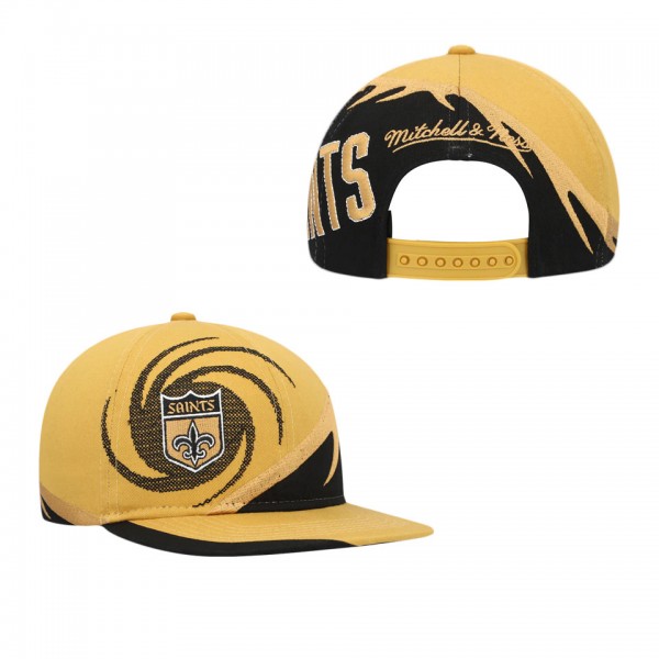 Youth New Orleans Saints Mitchell & Ness Gold ...