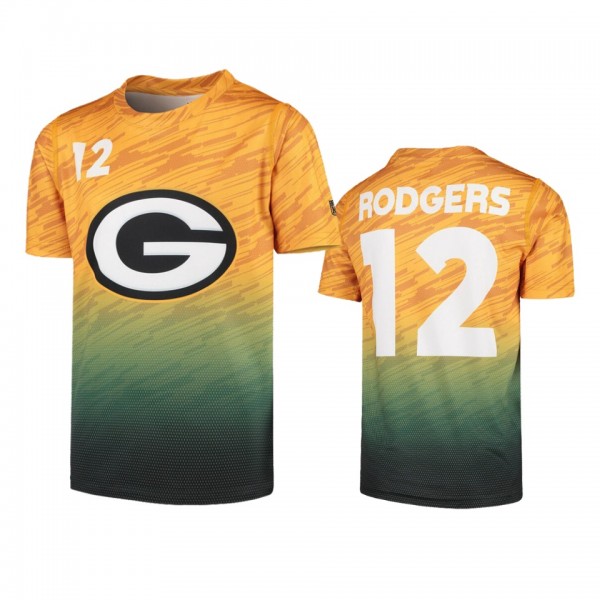 Youth Packers Aaron Rodgers Gold Propulsion Sublim...