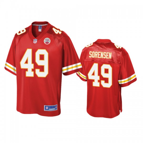 Kansas City Chiefs Daniel Sorensen Red Pro Line Je...