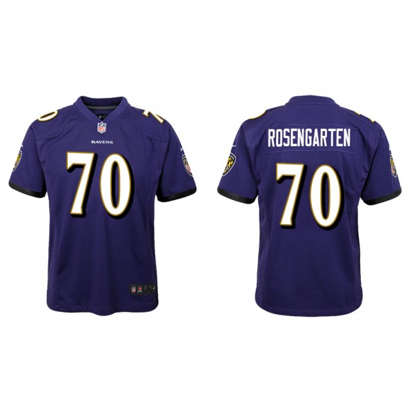 Youth Roger Rosengarten Baltimore Ravens Purple Ga...