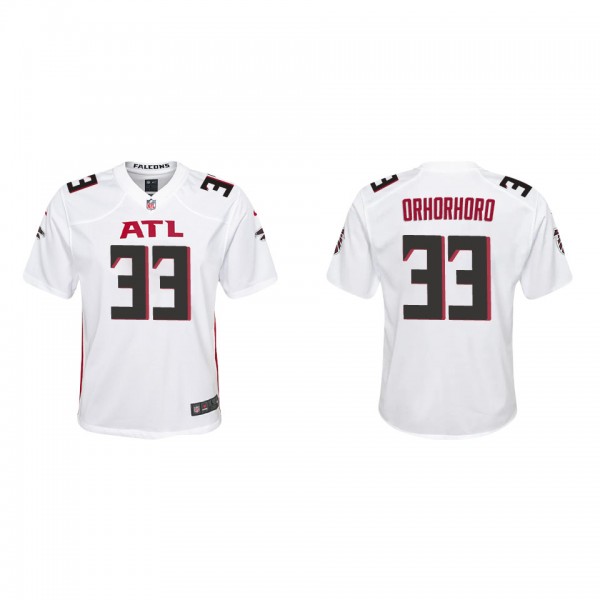 Youth Ruke Orhorhoro Atlanta Falcons White Game Je...