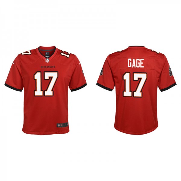 Youth Tampa Bay Buccaneers Russell Gage Red Game Jersey