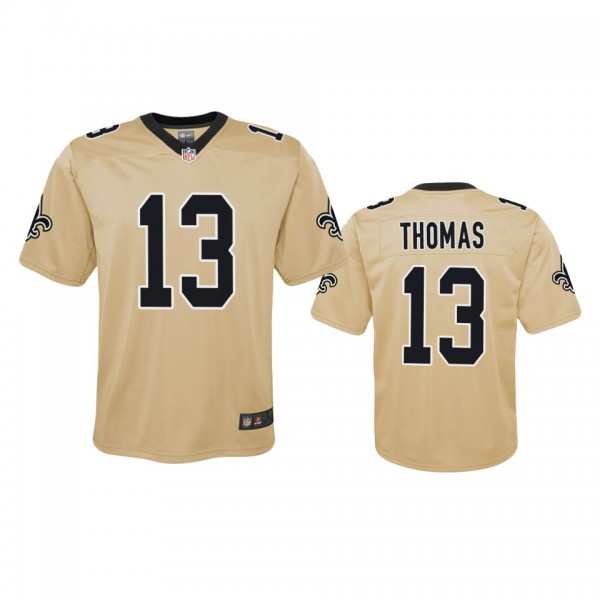 Youth New Orleans Saints Michael Thomas Gold Inver...