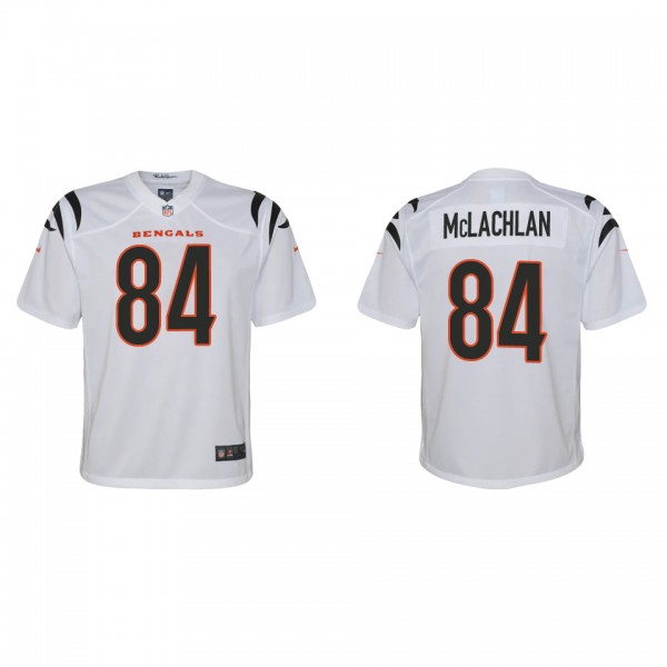 Youth Tanner McLachlan Cincinnati Bengals White Ga...