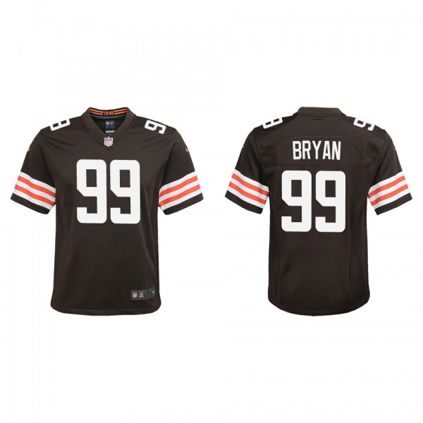 Youth Cleveland Browns Taven Bryan Brown Game Jers...