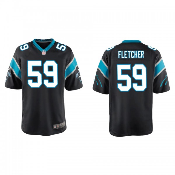 Youth Carolina Panthers Thomas Fletcher Black Game...