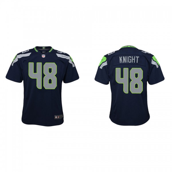 Youth Tyrice Knight Seattle Seahawks College Navy ...