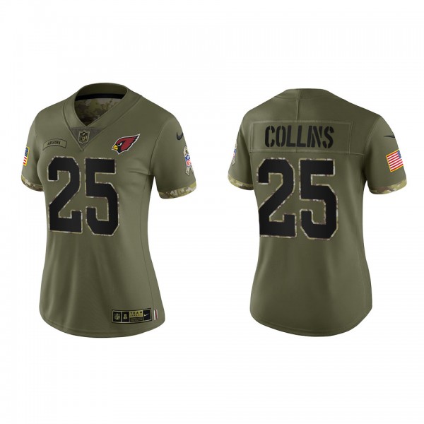 Zaven Collins Women's Arizona Cardinals Olive 2022...
