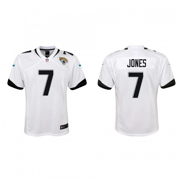 Youth Zay Jones Jacksonville Jaguars White Game Je...